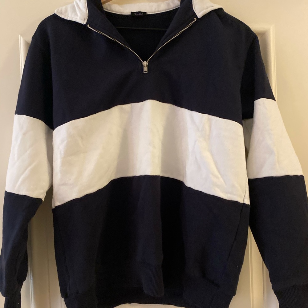 multicolor quarter zip